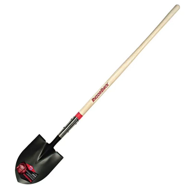 RAZOR-BACK Round Point Digging Shovels