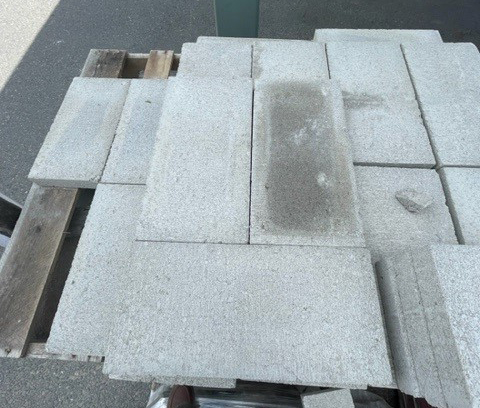 8x16"x1 5/8ths Patio block - Gray